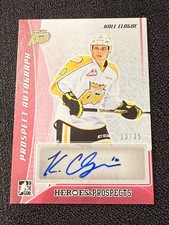 2016-17 Leaf In the Game Heroes & Prospect Autographs Kale Clague LA Kings NHL