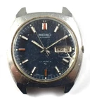 Vintage Seiko Automatic Day Date Calendar 17J 7006-8059 Wrist Watch Runs lot.qa