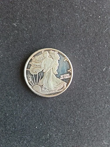 Walking Liberty Design One Half 1/2 Oz .999 Silver Bullion Round - Money Metals