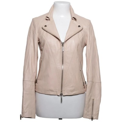 Ginger, Bikerjacke, Damen, Größe: S, Beige, Leder/Polyester, Print #6J4
