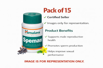 Himalaya Speman Tablets   Pack of 15 (60 Tablets Each) | Natural Men s Health