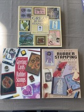 Lot Of 3 Books Rubber Stamping