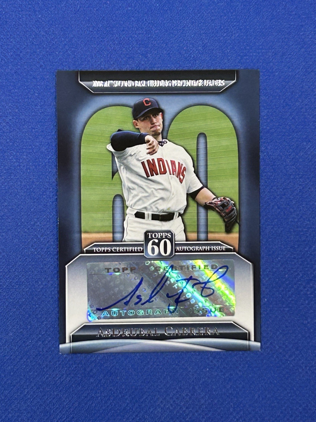 Asdrubal Cabrera 2011 Topps Topps 60 Autograph #T60A-ACA auto Indians F’
