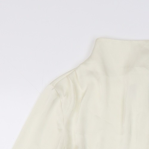 Top donna H&M avorio manica lunga collo alto XS - Foto 10 di 12