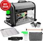 Bird Carrier Bag - Foldable Travel Cage with Stand, Parrot Backpack, Transparent