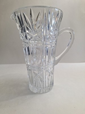 Tritschler Winterhalder Pitcher Elegant Cut Crystal  Thumbprints Fans . NICE 5B
