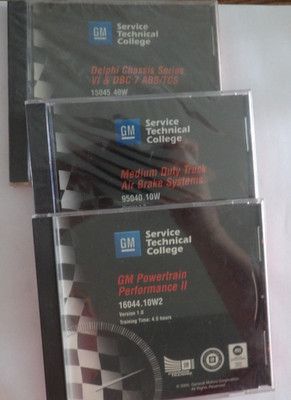 GM Service Technical College Set of 3 CDs-13 hours of training time