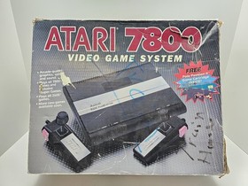 Atari 7800 Video Game Console w/ 2 Controllers And 5 Games *Read Description*