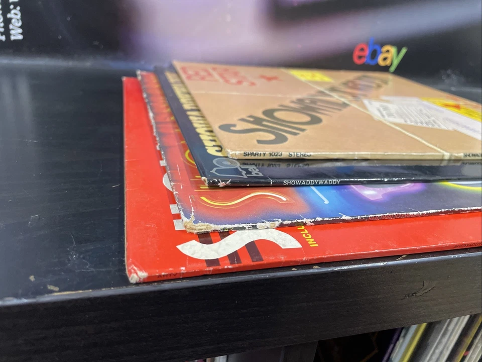 4x Showaddywaddy LP Job Lot Album Vinyl Record Rock Roll Red Star Crepes Bright - Imagem 3 de 4