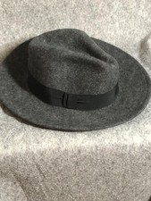 Vintage Betmar Street Smart Hat Fedora Fitted Womens Gray Wool Felt USA 80s
