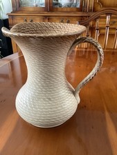 Lovatts Pottery Sto ware Ribbed Vase/ Jug