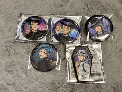 Twisted Wonderland Octavinelle Badge Set Azul Jade Floyd Official Character Pin