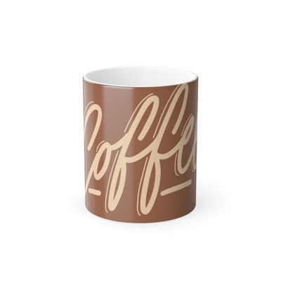 Coffee Script Color Morphing Mug | 11oz