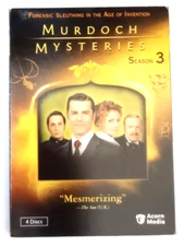 Murdoch Mysteries: Season 3 (DVD 4-Disc Set) New w/ Damaged Jacket