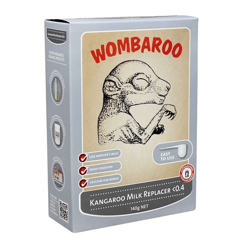 Wombaroo Kangaroo Milk Replacer for Macropod Kangaroo & Wallaby <0.4 140g - Picture 1 of 4