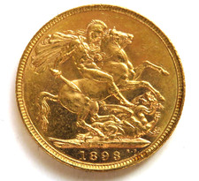 Australia. 1893 Melbourne - Jub Head - Sovereign..  aU/UNC - Near Full Lustre