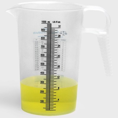 32oz (1 Quart) Measure Pitcher with Convenient Conversion Chart   Extra Stron...