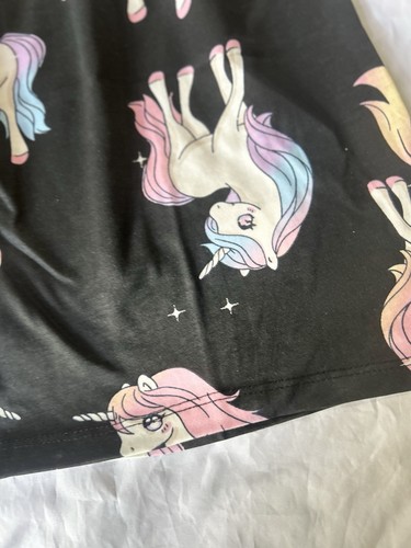 H&M Girls Dress Size 5T/6 Black Unicorn Sleeveless Cotton New NWT #3 - Picture 8 of 8