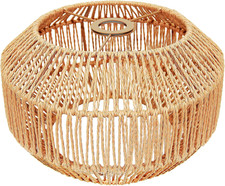 Boho Rattan Hanging Lamp Shades for Floor  Table Lamps - Woven Design