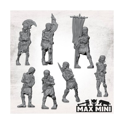 Maxmini Fantasy Mini 28mm Zombie Slaves Pack New