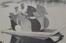 Pedal Paddle Wheel Boat How-To build PLANS Ma...