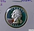 1996  s silver proof washington quarter