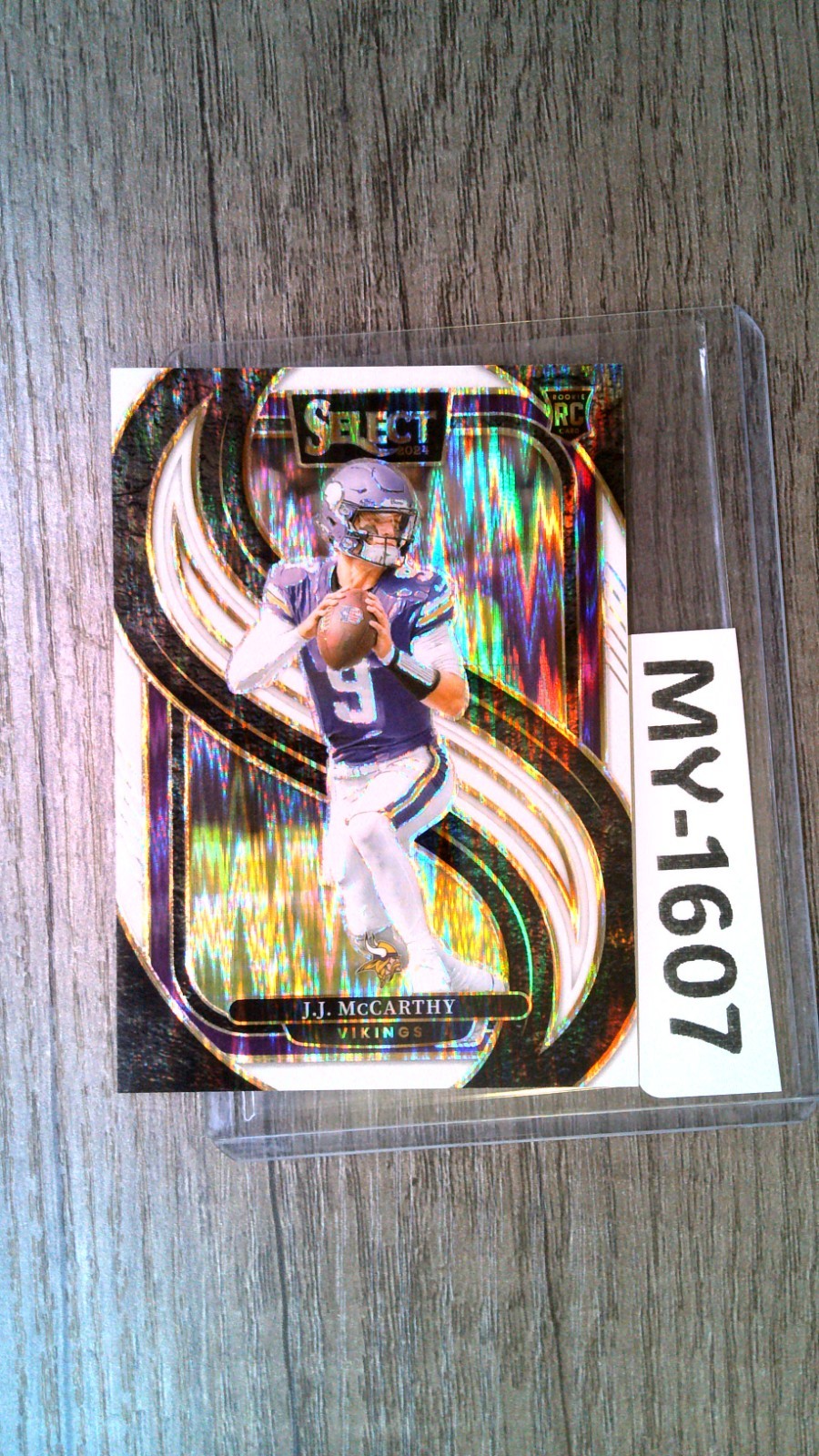 JJ MCCARTHY 2024 SELECT #134 WHITE SHOCK ROOKIE 049/199