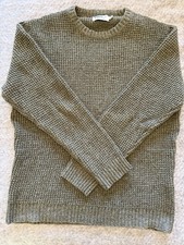 Huckberry Wellen Crewneck Sweater Olive XXL