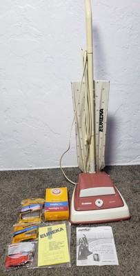 Vintage Eureka 1447 Upright Vacuum Cleaner Dial-A-Nap, Extra Bags