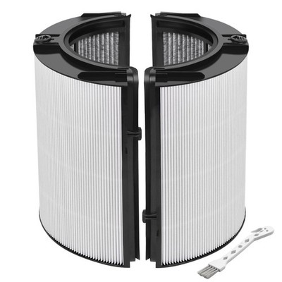 360° Combi Glass True H13 HEPA + Carbon Filter 9.6'' x 5.7'' x 9'', Black Tp06 