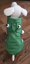 Dog / Small Pet Hoodie Sweatshirt- Green Frog w/Cute Eyes Costume Soft Fleece