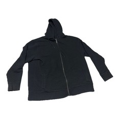 Express Menswear Sz XL Black Quilted Texture Zip Up Sweater Nice 