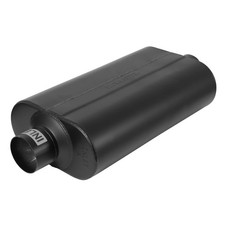 Flowmaster Super 50 Series Black Chambered Muffler 3.0 Center In Out Mild Sound Flowmaster Super 50 Series Black Chambered Muffler 3.0 Center In Out Mild Sound