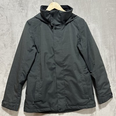 Burton Jet Set Snowboard Jacket Women's Size M Gray Living Lining Hooded