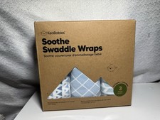 KeaBabies 3-Pack Organic Baby Swaddle Sleep Sacks