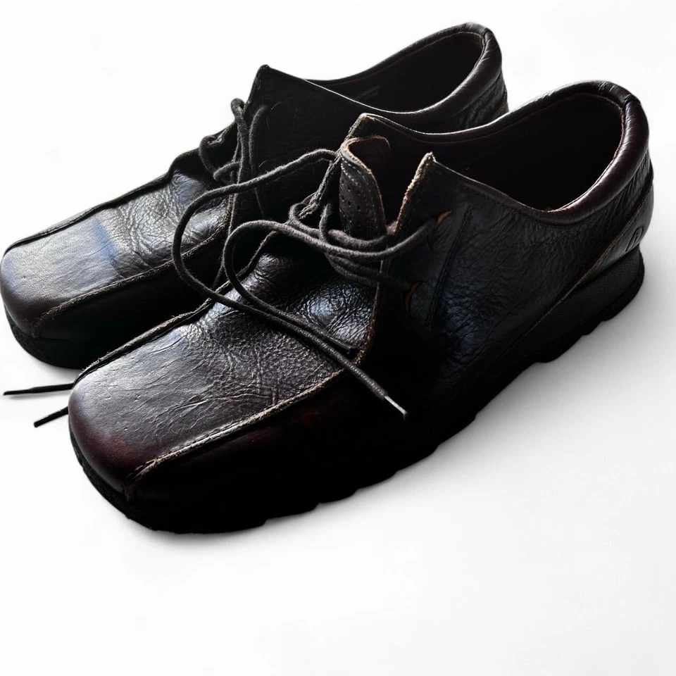 IKON Original Marrón Krombie Retro Mod Todo Cuero Brogue Zapatos 9.5 SKU 6986 - Imagen 4 de 4