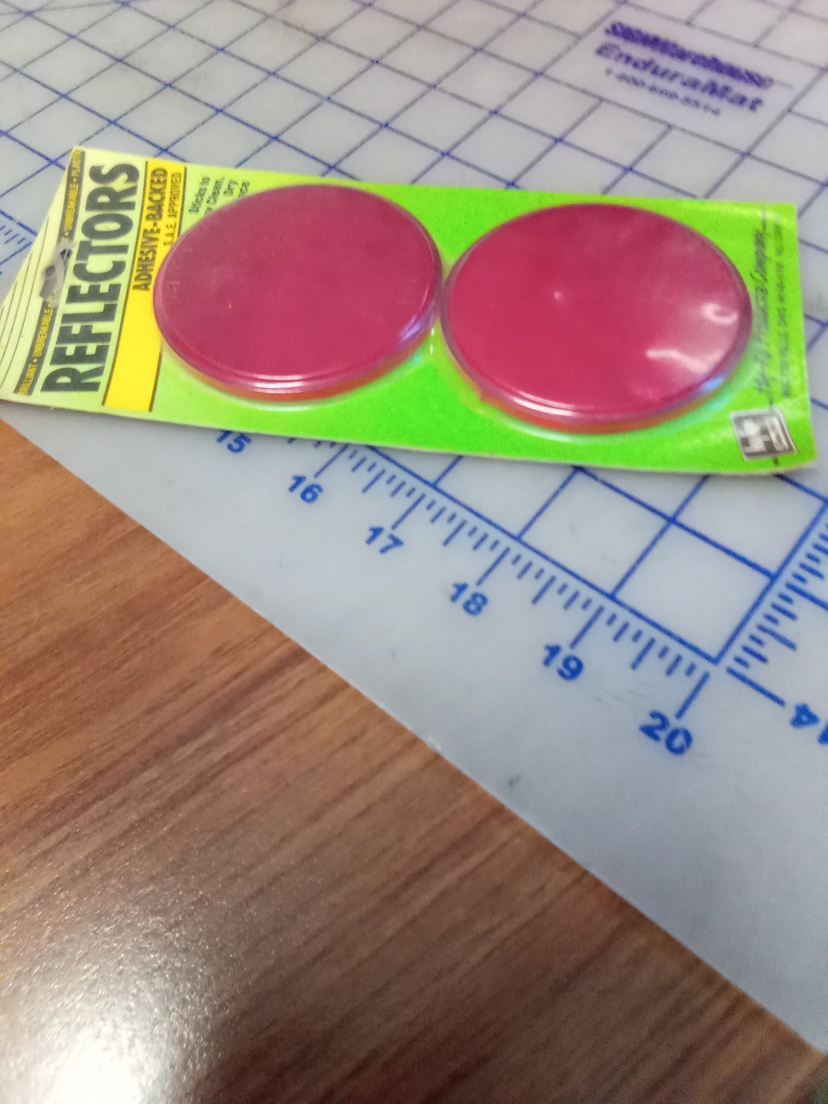 Hy-Ko   CDRF-4 Adhesive Backed S.A.E. Approved Reflectors 2 Pack, New Old Stock,