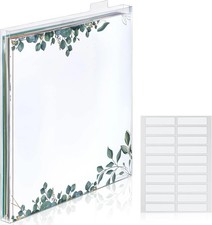 20 Set 12 X 12 Scrapbook Paper Storage Organizer Clear Top Loading Files Plastic