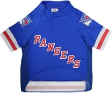 Pets First New York NY Rangers NHL Dog Dogs Hockey Jersey Size S Small NWT