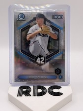 Topps 2026 Bowman Chrome Bowman Top 100 Robby Snelling Miami Marlins #BTP-42