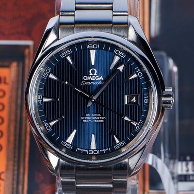 2020 Omega Seamaster Aqua Terra 150M 41.5mm Blue Teak Dial 231.10.42.21.03.001