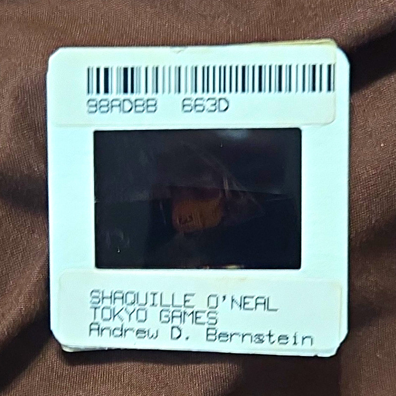 Andrew D. Bernstein Shaquille O'Neal Tokyo Games 35mm Color Film Press Slide