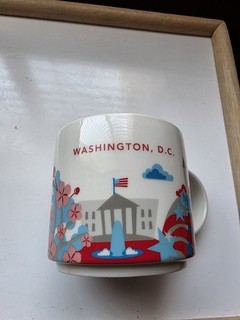 Starbucks Washington DC Coffee Mug 14 oz 2015 You Are Here Collection