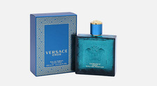 Versace Eros Eau de Parfum Spray for Men 3.3/3.4 oz   Brand New in Box