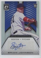 2016 Panini Donruss Optic Optic Auto Blue 19/50 Brian Johnson #OA-BJ Auto 9h0