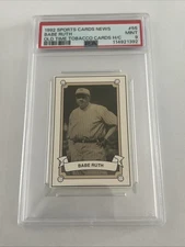 Babe Ruth 1992 Sports Cards News #55 Old Time Tobacco Cards H/C PSA 9 POP 3