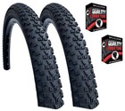 Baldys 29 x 2.10 BLACK Mountain Bike Tyre s / Tube s Off Road Knobby Tread