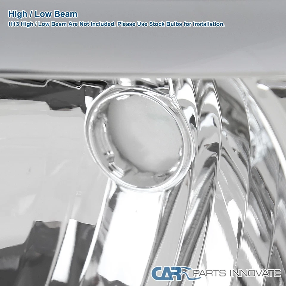 Fits Ford 04-08 F150 Lincoln 06-08 Mark LT Headlights Lamps w/ LED Bar Strip L+R - Изображение 3 из 4