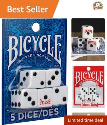 5  Bicycle Dice   Lightweight, Durable & Eco-Conscious Gaming Essential