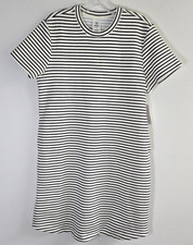 Member's Mark Women's Soft Sand-Washed Short Sleeve Dress Striped Pockets